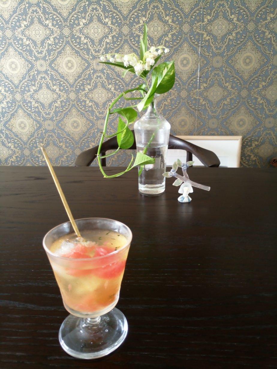 自制鸡尾酒冰沙酒醉美红宝石石榴酒蓝莓酒