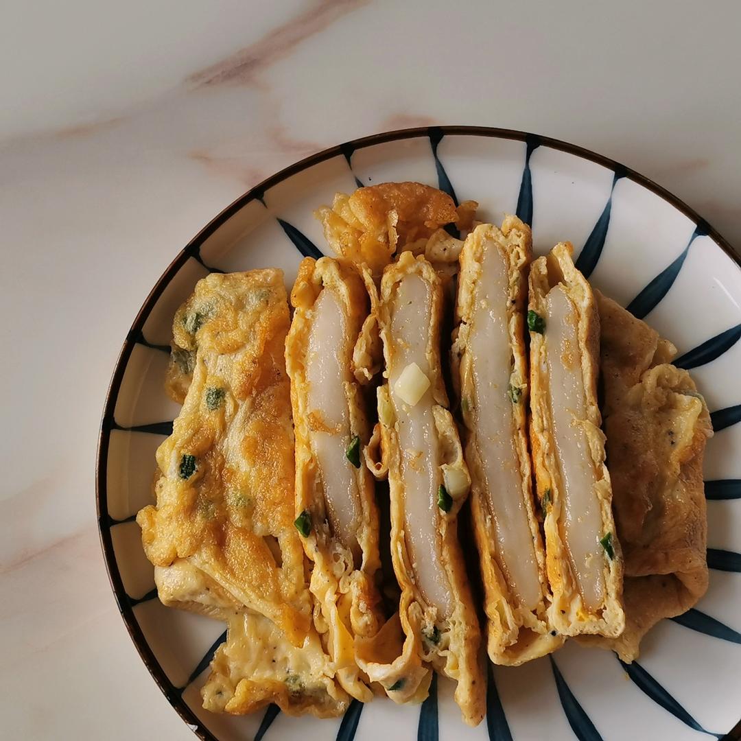 鸡蛋麻糍（糯米粉版本）