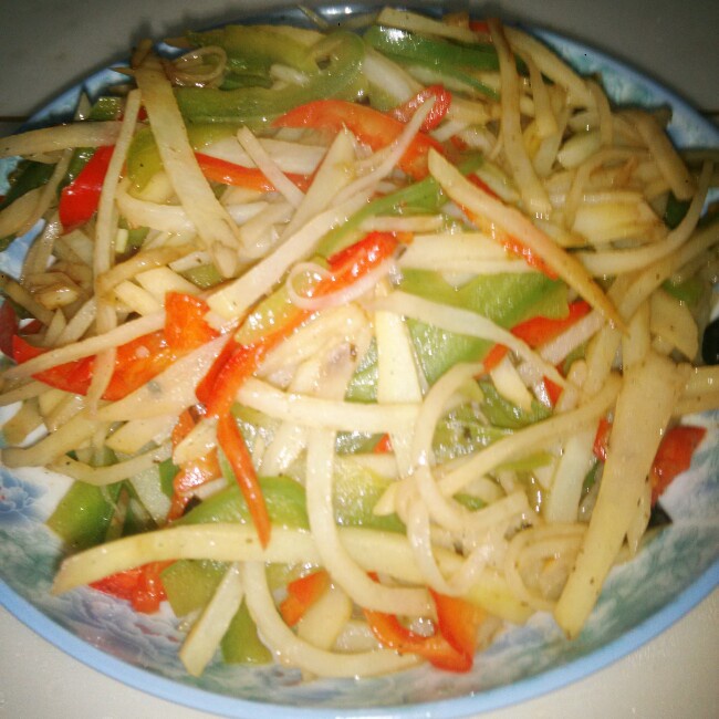 青椒土豆丝