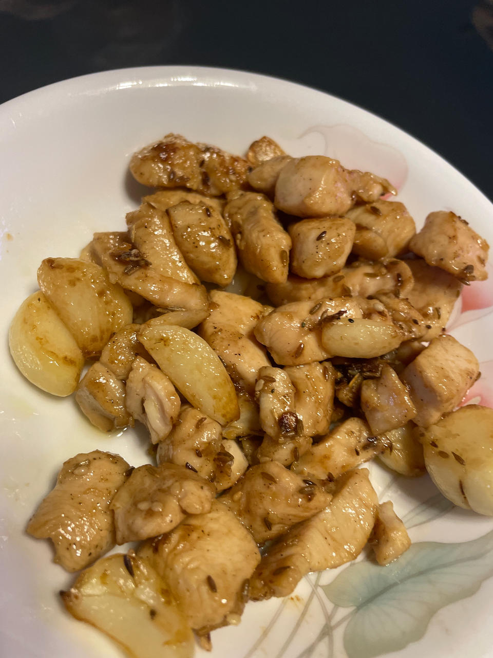 孜然蒜香鸡胸肉