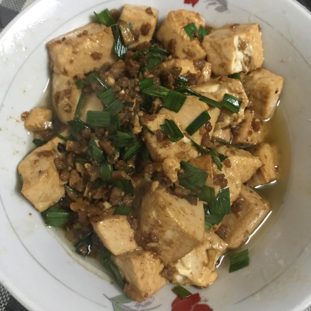 肉末烧豆腐