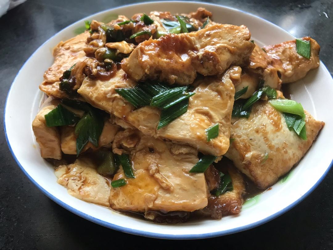蚝油嫩豆腐