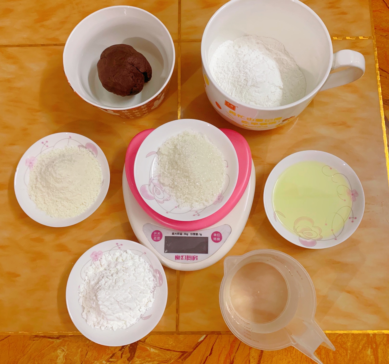 椰蓉豆沙糯米卷的做法 步骤1