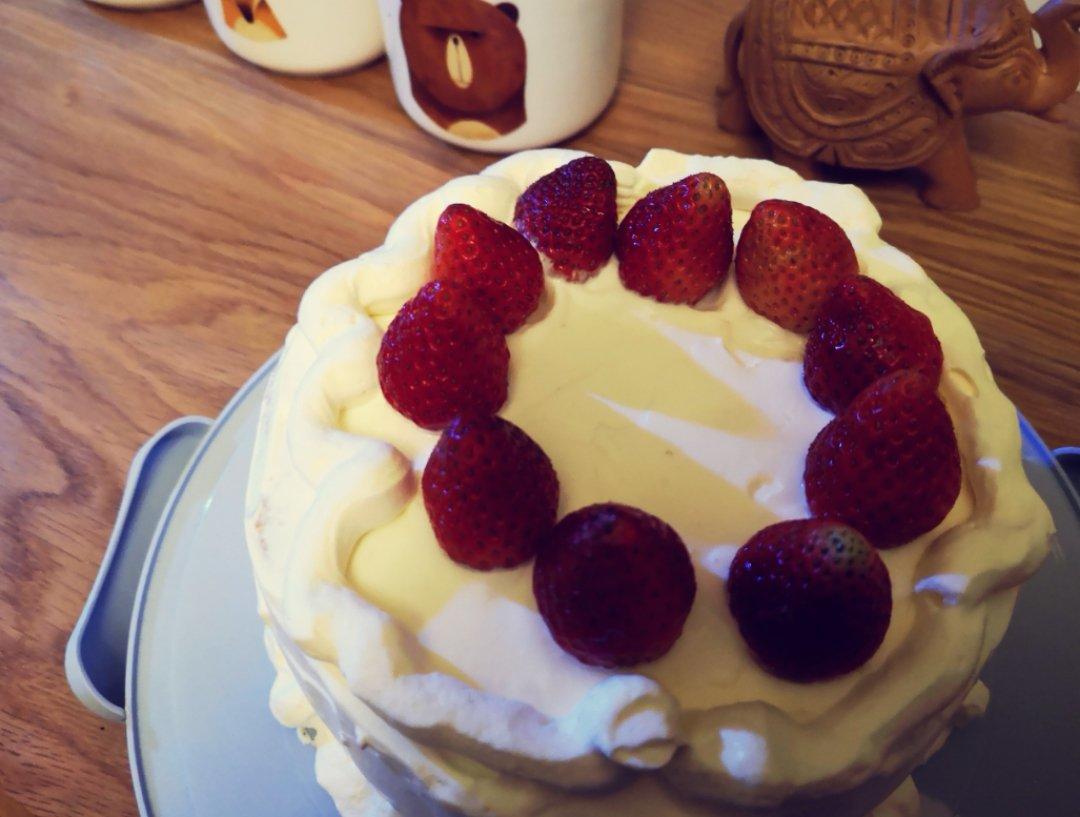 6寸原味戚风蛋糕