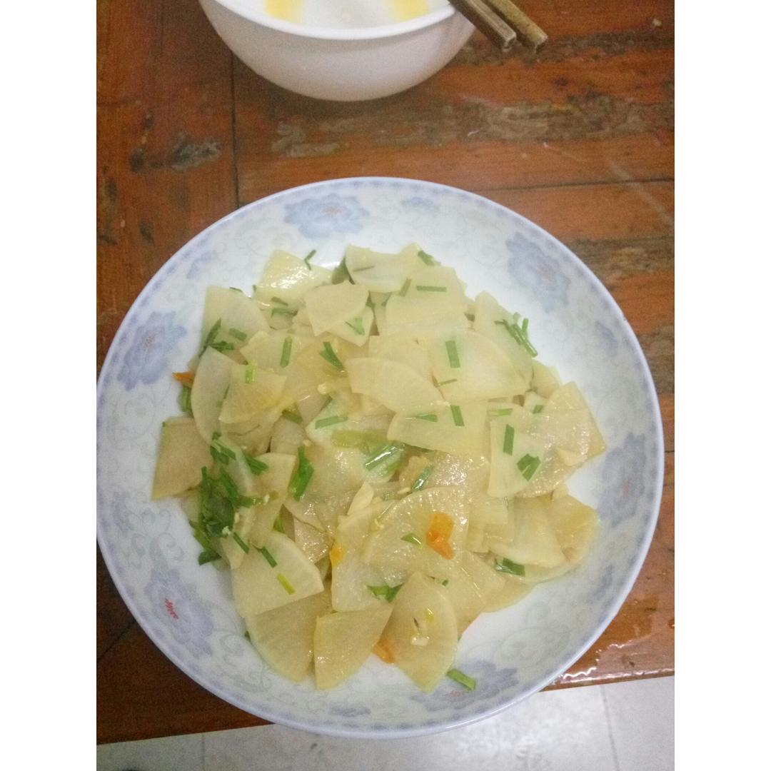 炒白萝卜
