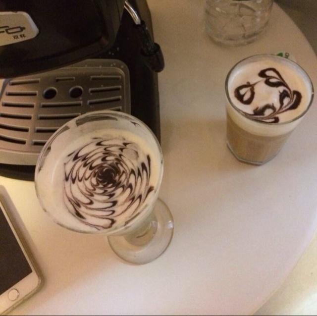 咖啡雕花的做法