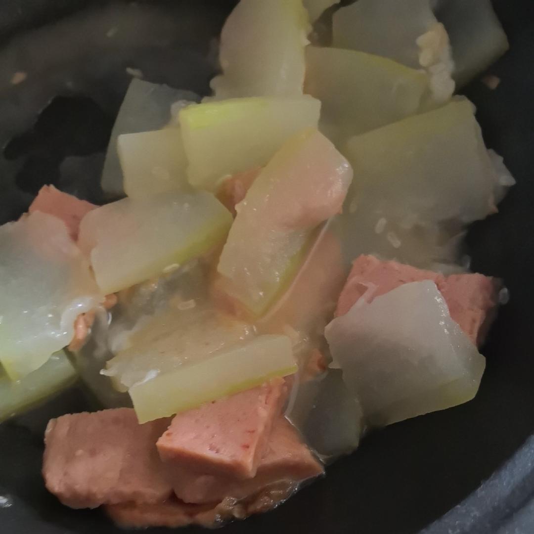 午餐肉烧冬瓜