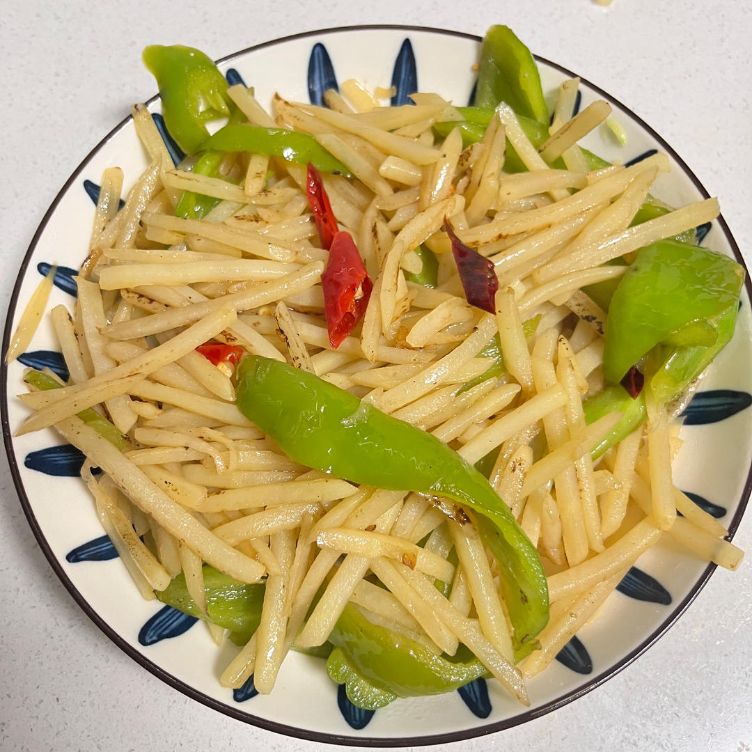 酸辣土豆丝的家常做法 超级下饭