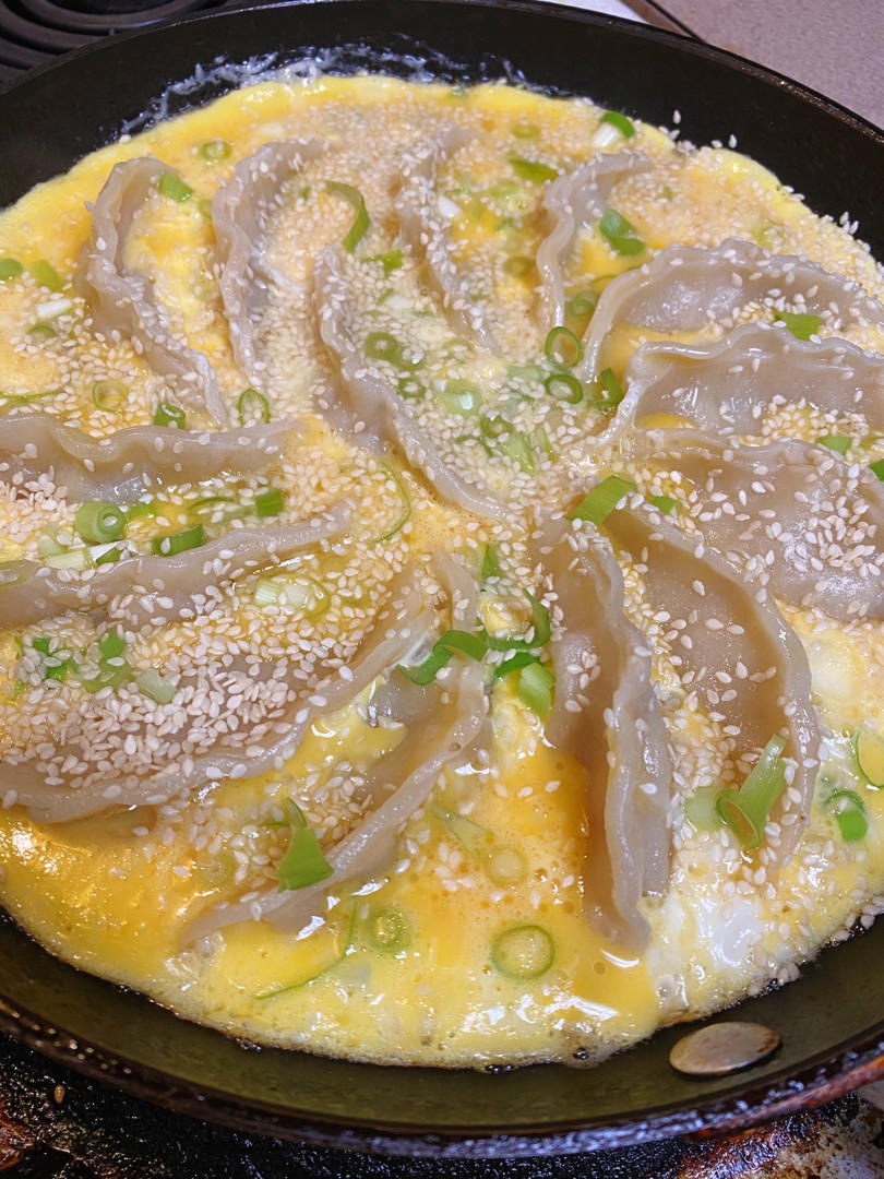 快手早餐 蛋锅贴
