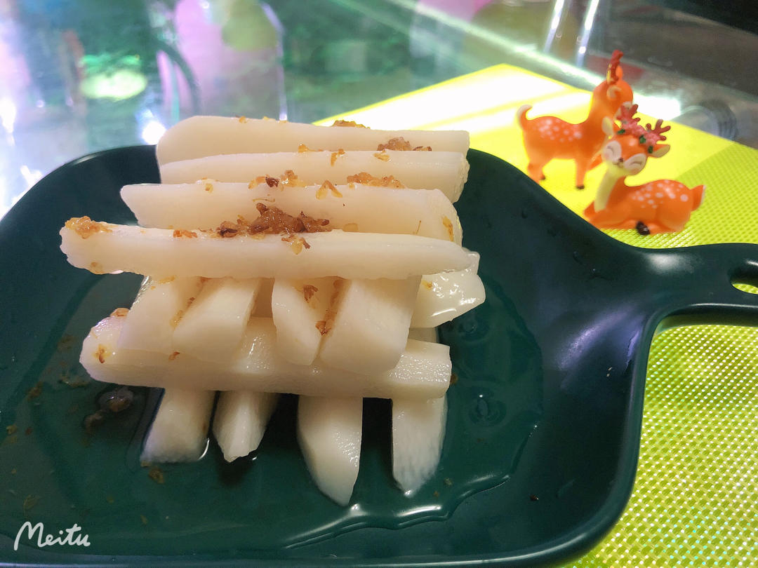 归禾器珐琅锅料理丨桂花蜂蜜麻山药