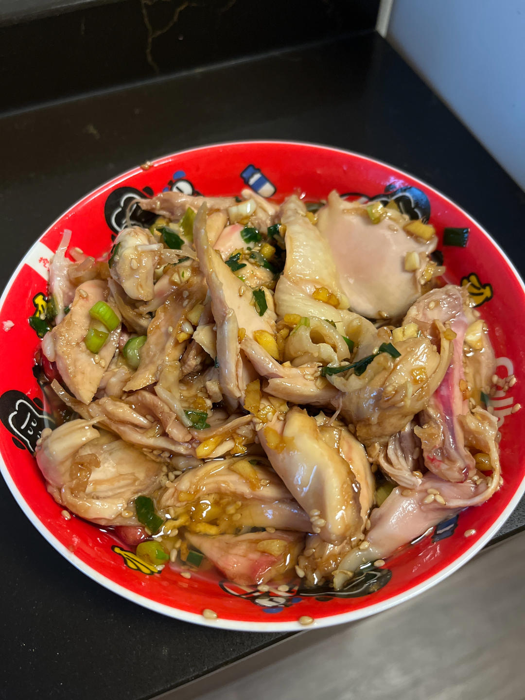 葱姜捞鸡
