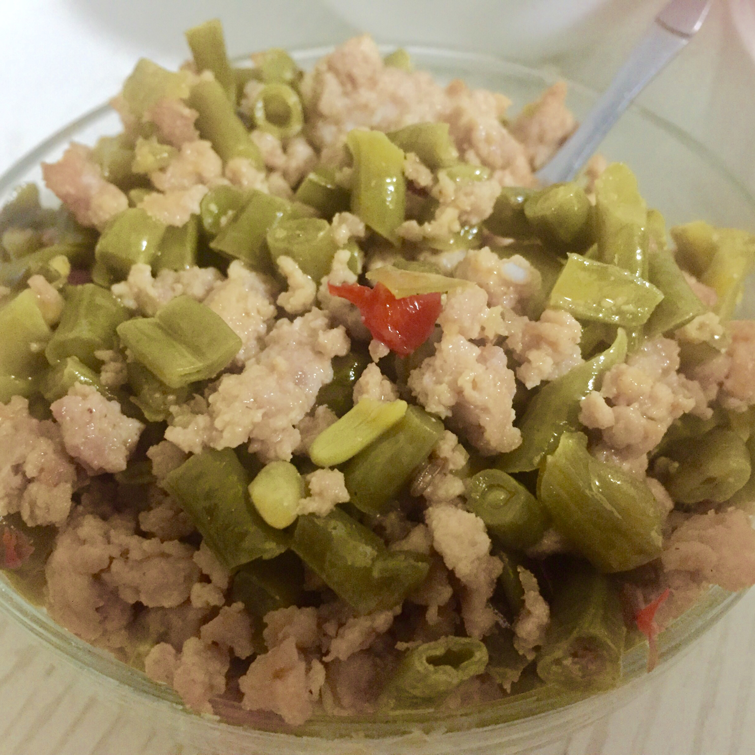 酸豆角肉沫