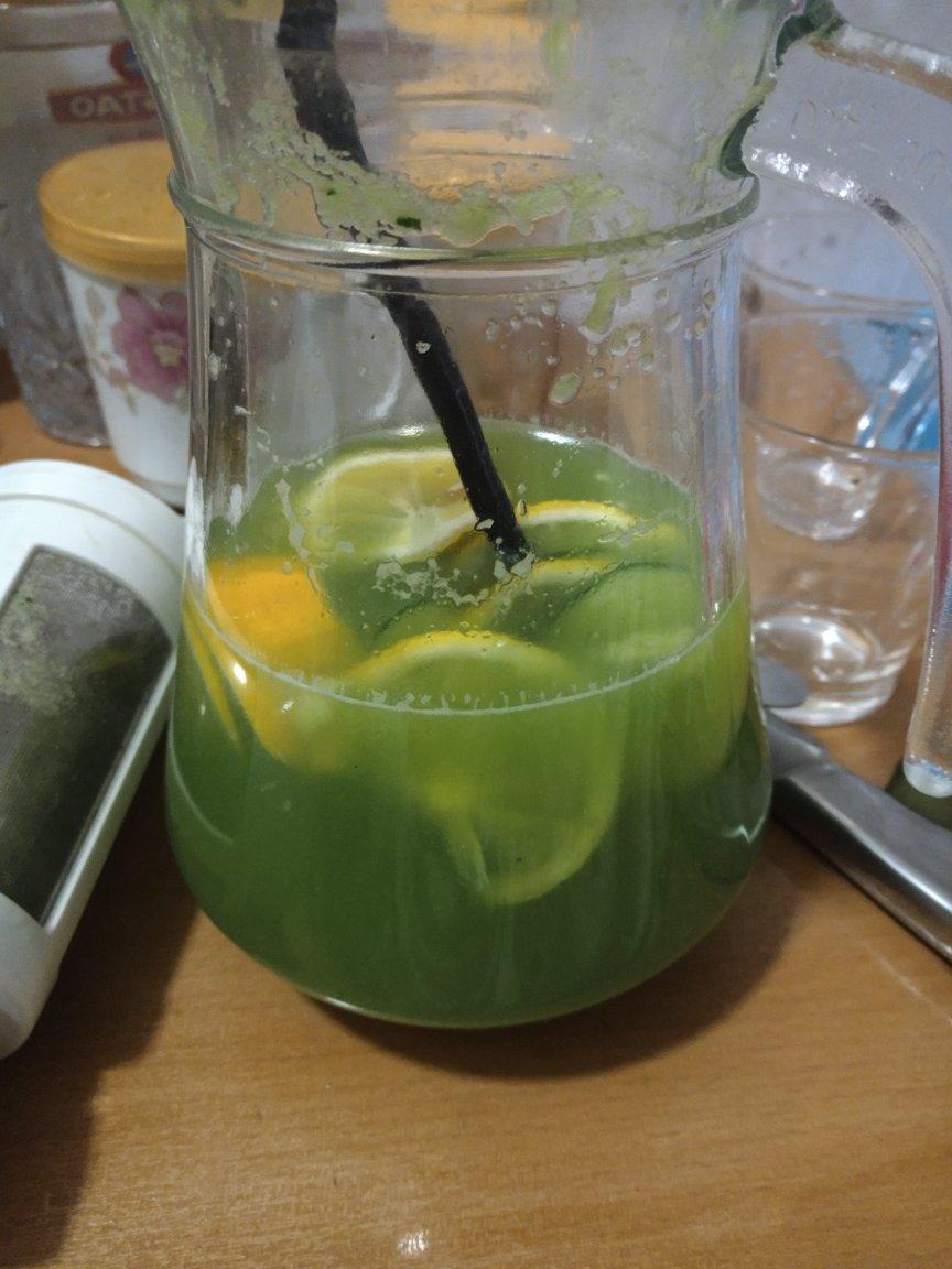 惆怅呐做的清凉蜂蜜柠檬黄瓜汁