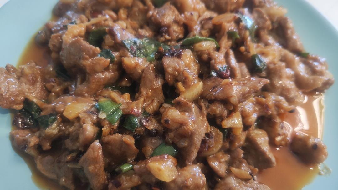 圆葱爆炒羊肉