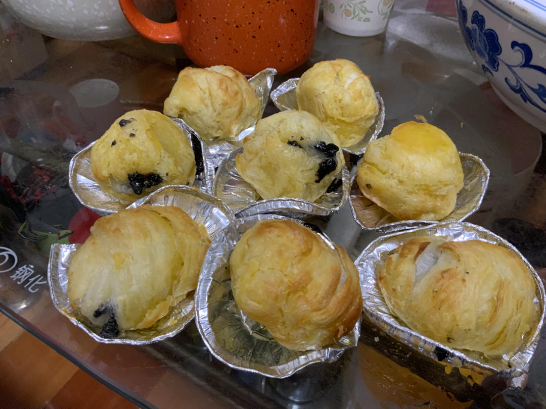 汤圆蛋挞酥(空气炸锅版)