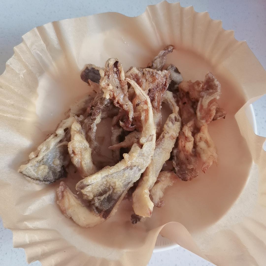 干炸蘑菇的做法，大人小孩都喜欢