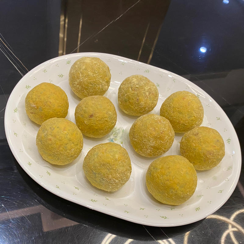 （减脂）玉米面菜团子