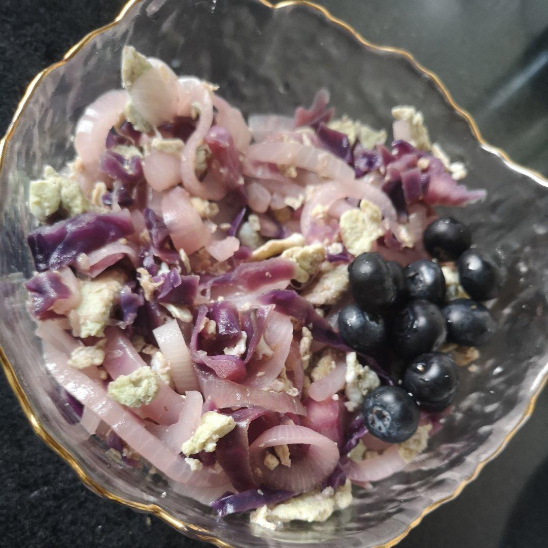 减脂❗️洋葱甘蓝炒鸡蛋（秘制