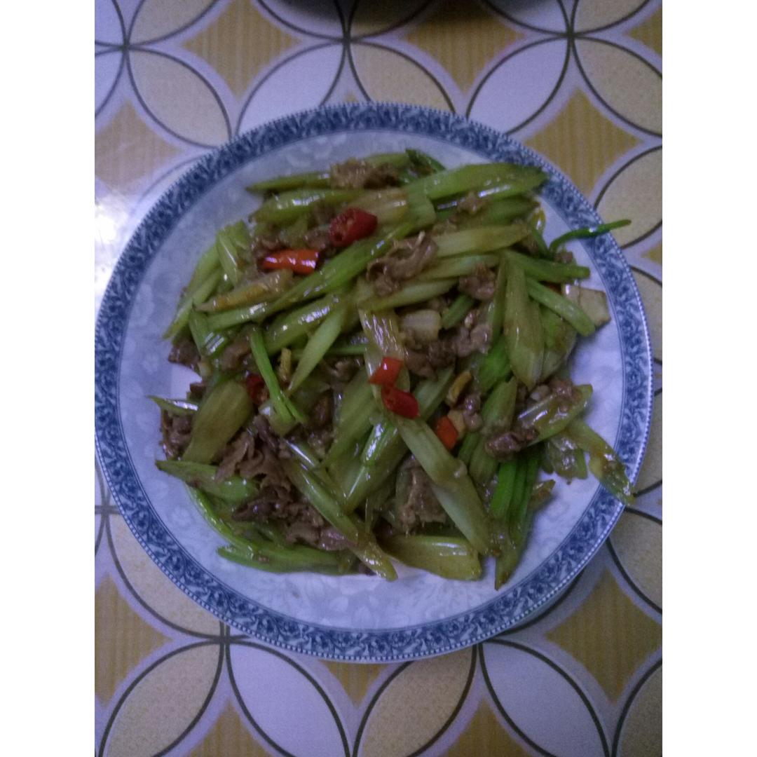 芹菜炒羊肉