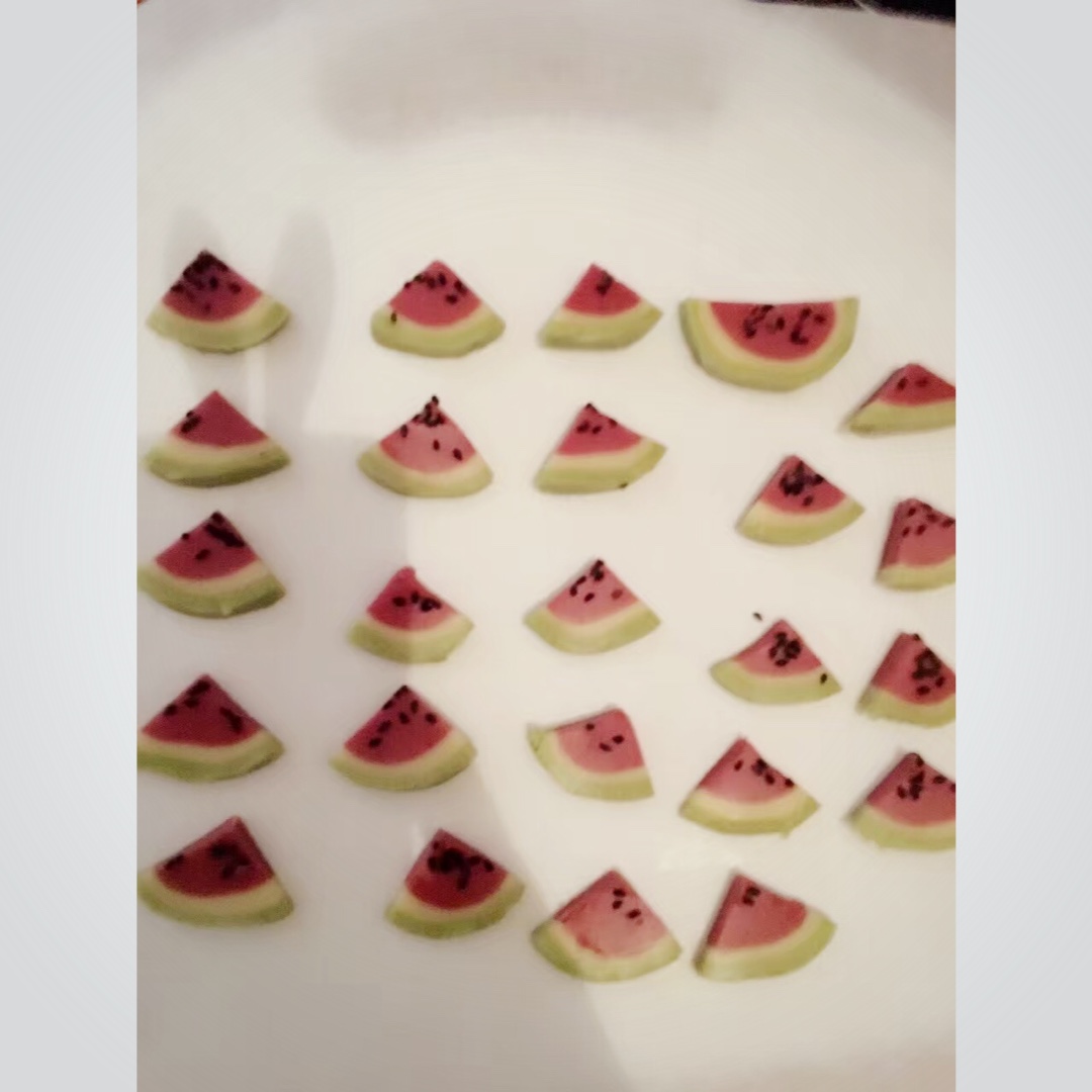 秒得小朋友欢心的西瓜饼干