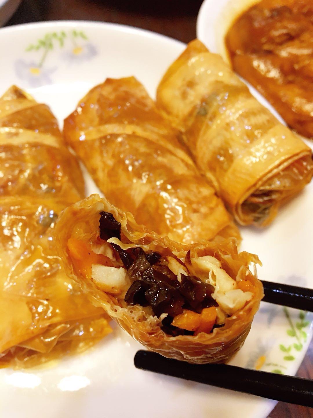 手机用户2564_c67d做的三丝腐皮卷