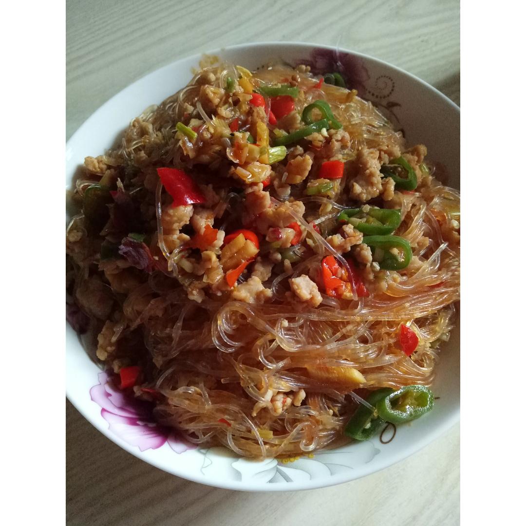 肉末粉丝 Pork with Glass Noodles