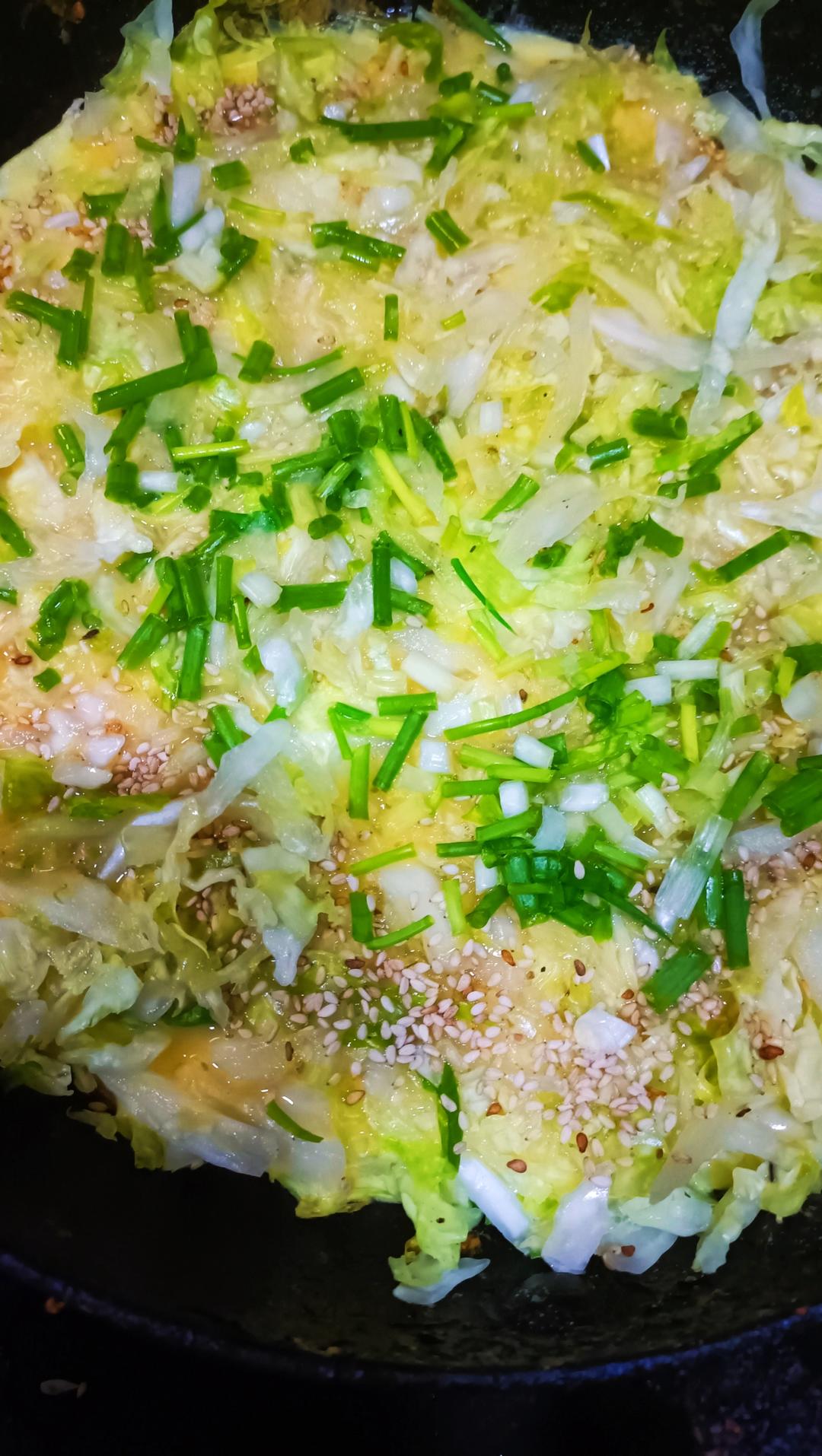 包菜蛋饼