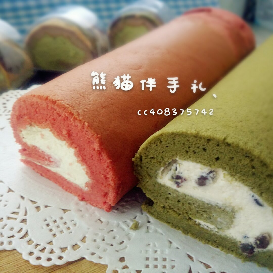 日式抹茶蛋糕卷