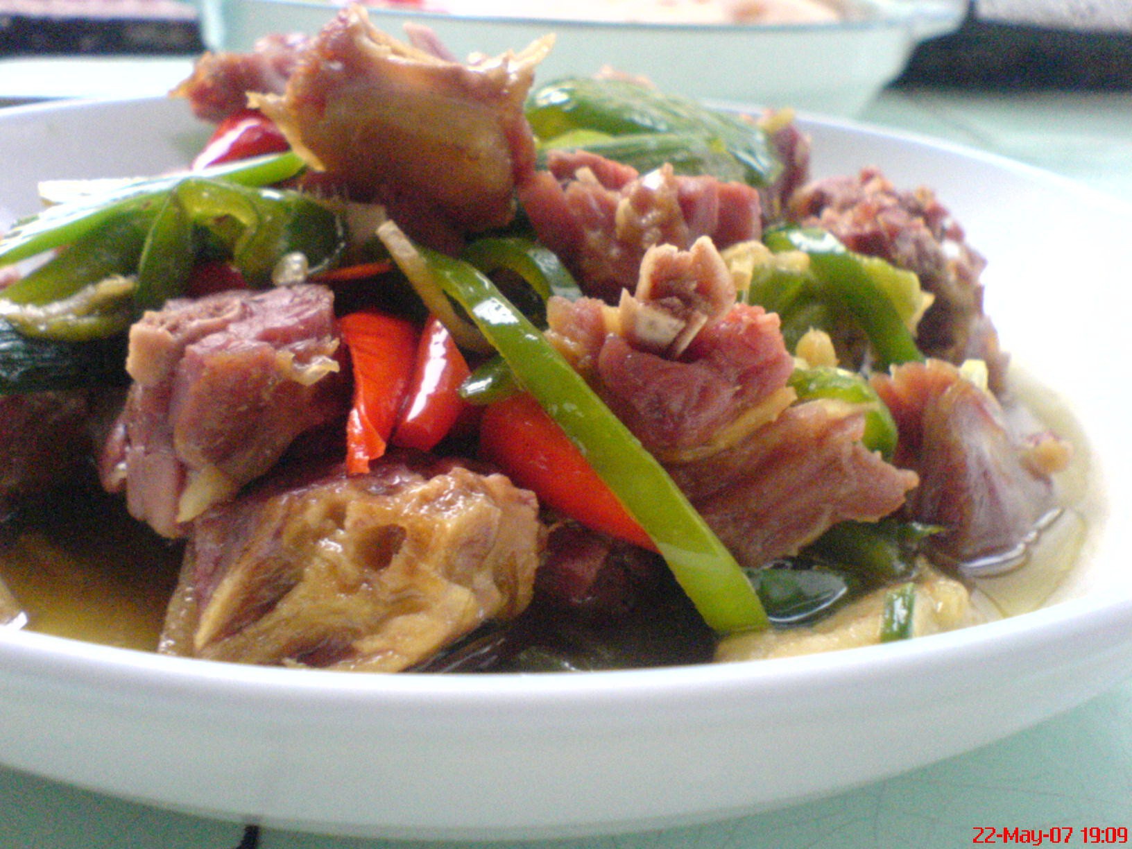 辣炒腊鸭腿的做法