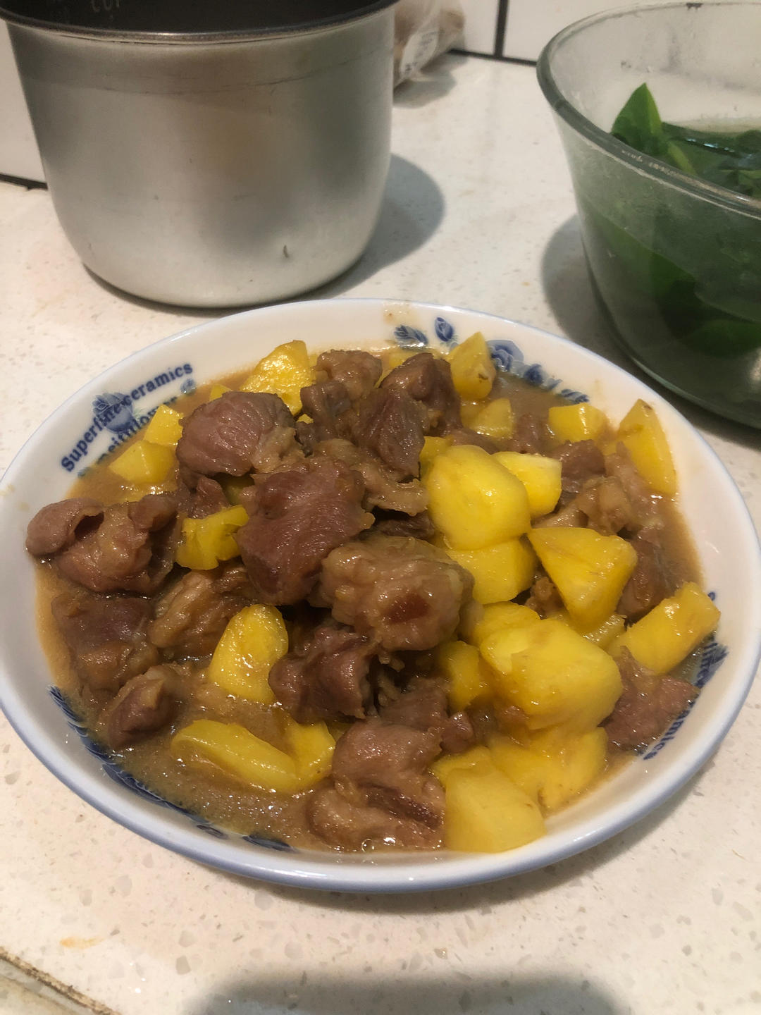 特开胃牛肉炒菠萝