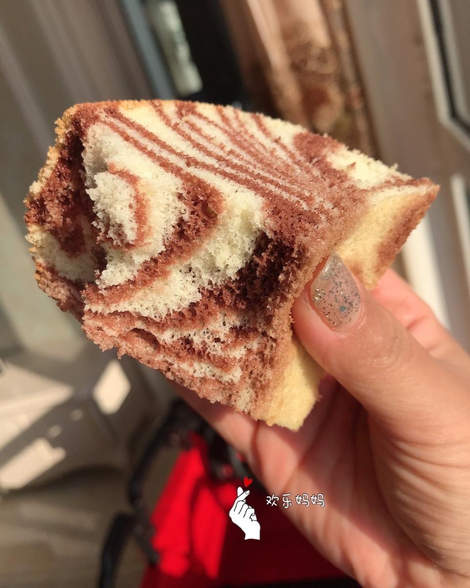 斑马纹戚风蛋糕