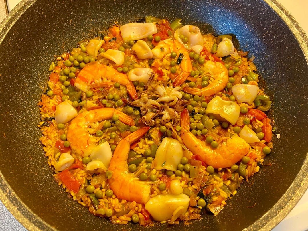 【曼食慢语】Seafood Paella 西班牙海鲜饭