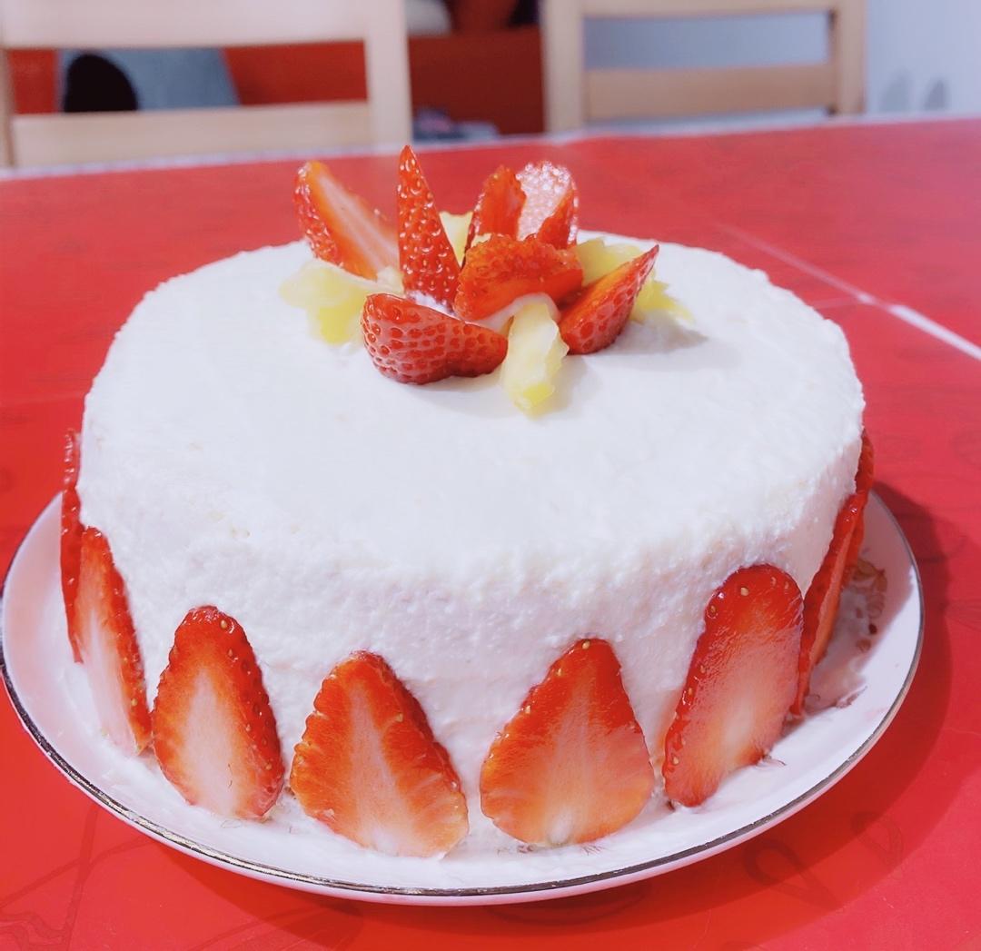 《Tinrry+》草莓奶油蛋糕（8寸配方）