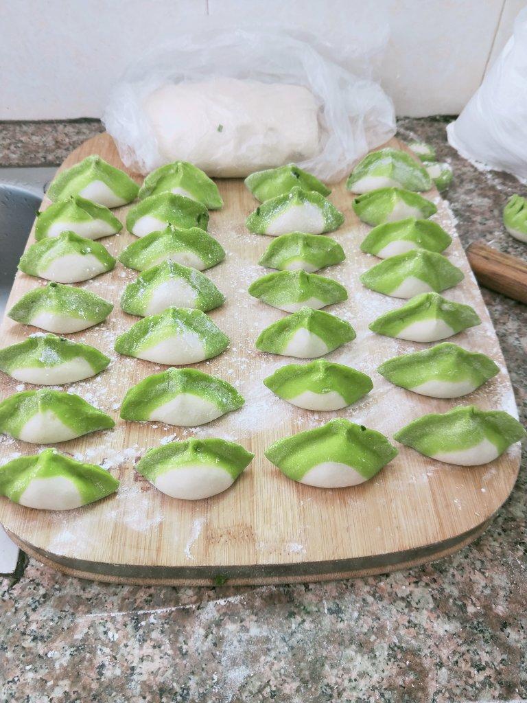 翡翠白菜饺