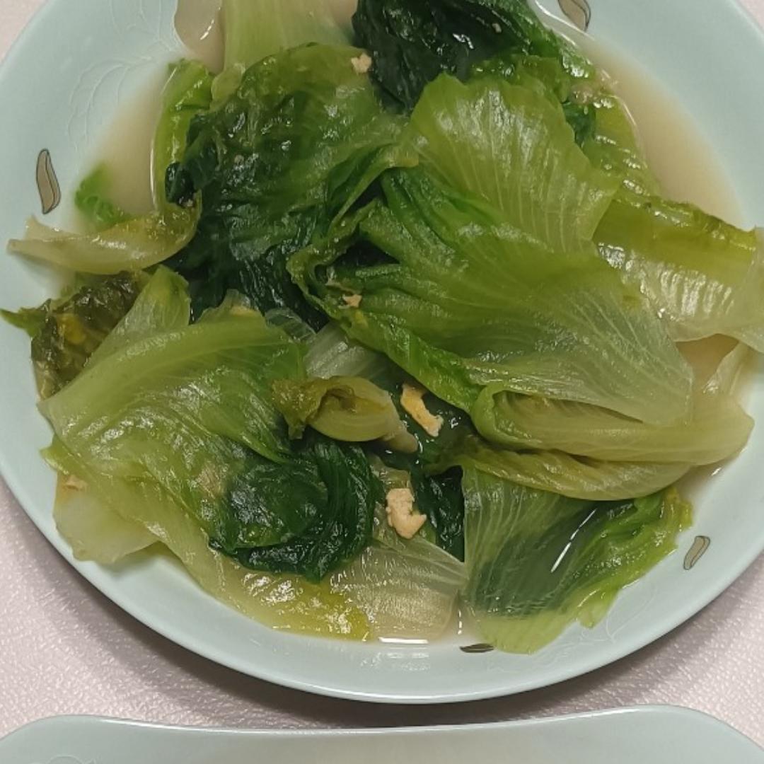 炒青菜，脆而不生，熟而不老