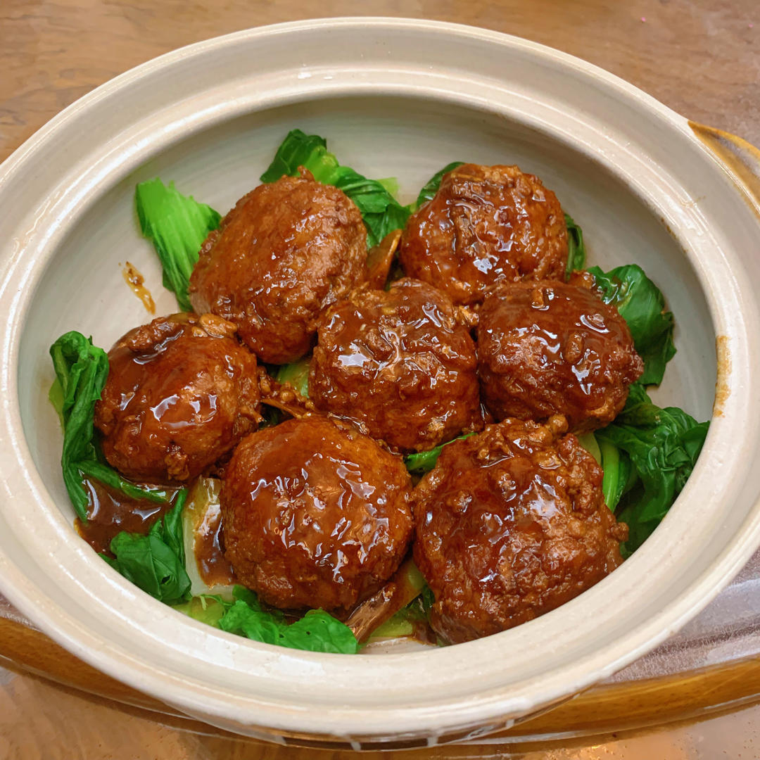 会议专用小水壶做的红烧狮子头