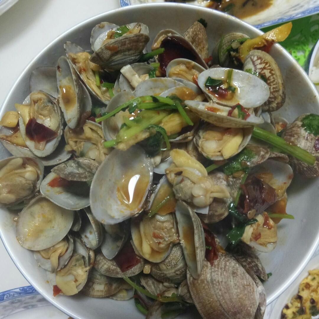 辣炒花甲