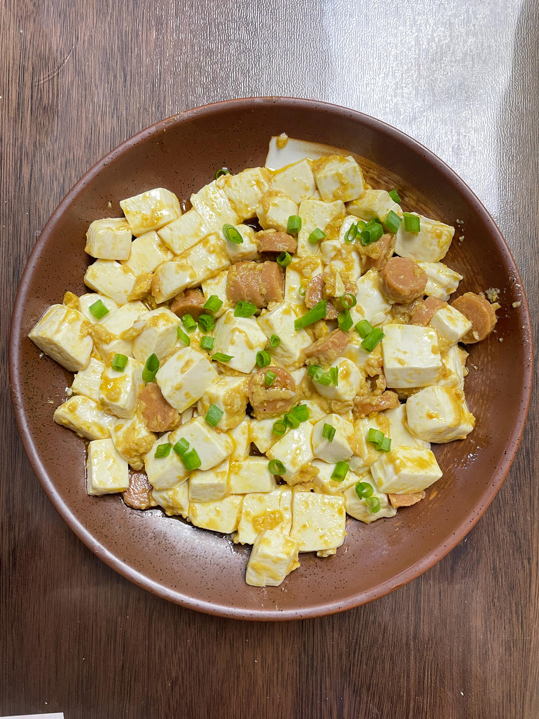 老丁的私房菜-蟹黄豆腐