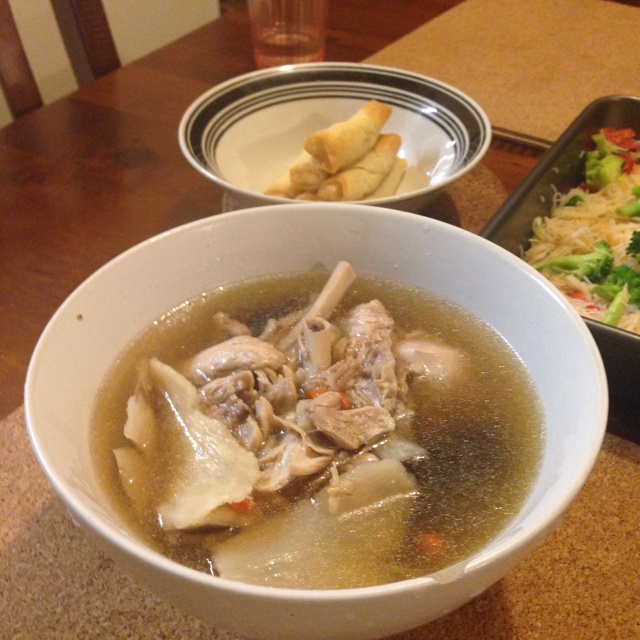 当归党参炖鸡汤