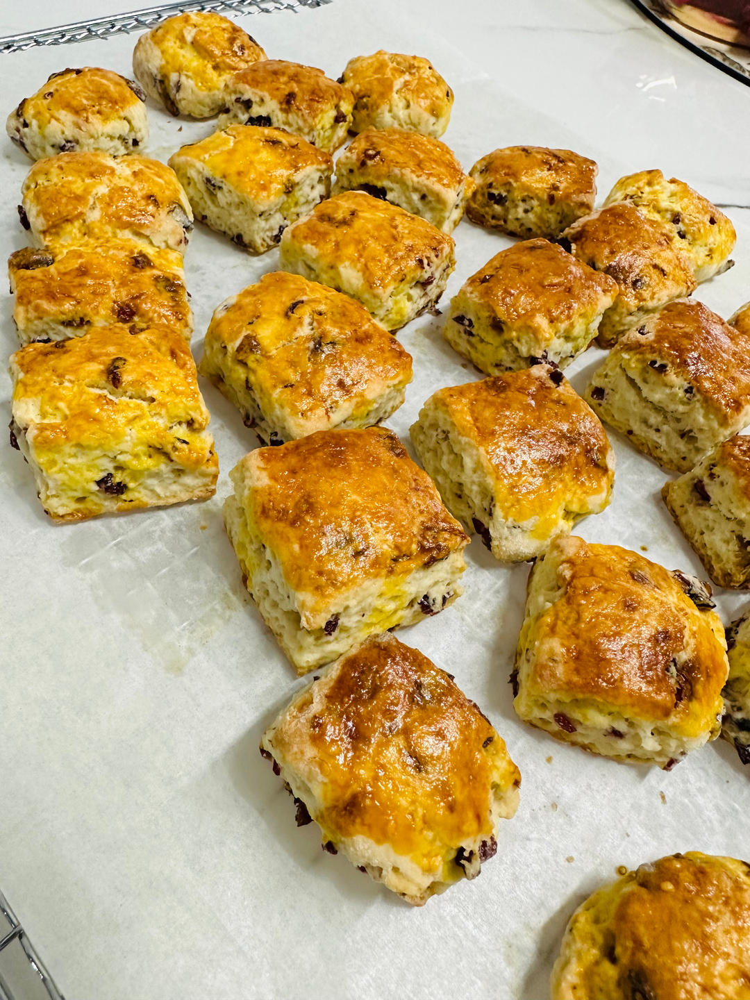 消耗淡奶油的司康