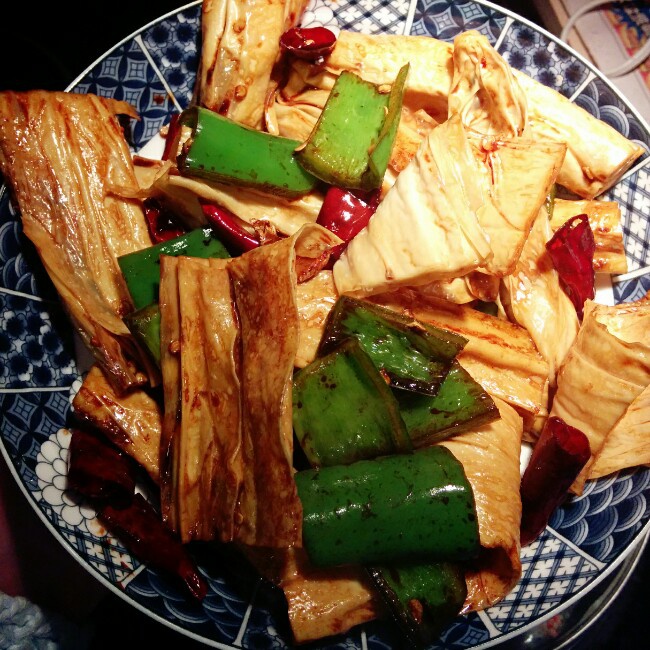 快手烧腐竹