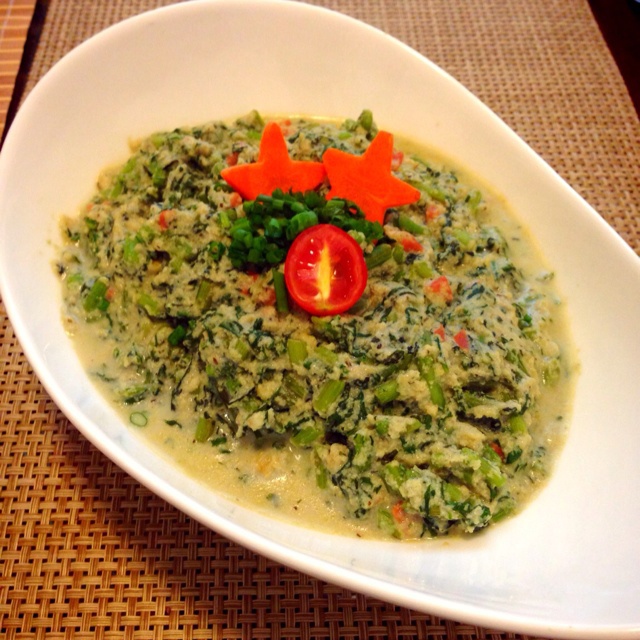 茼蒿小豆腐