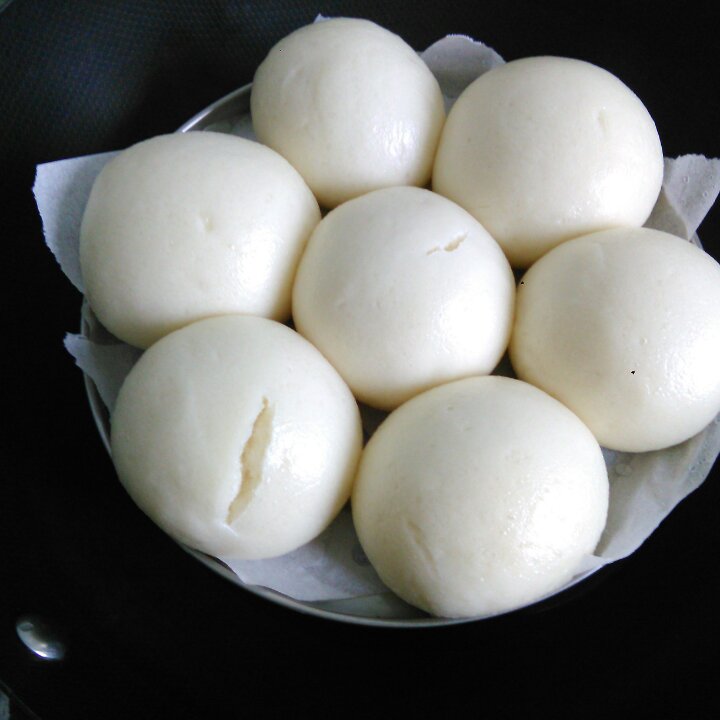 葇瑟瑟做的家常蒸包子(新手必学 超详 各式花卷馒头适用)