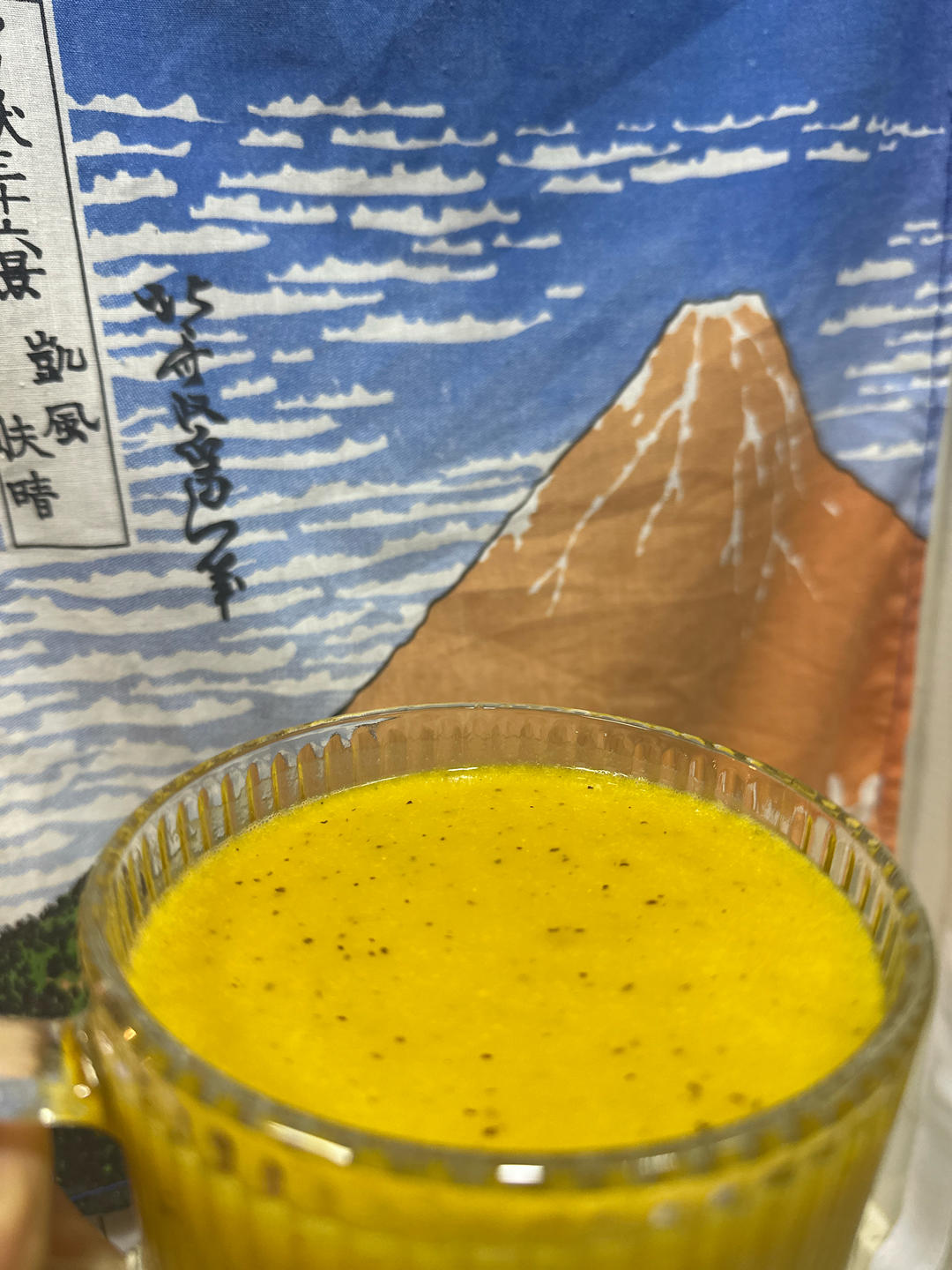 南瓜小米糊