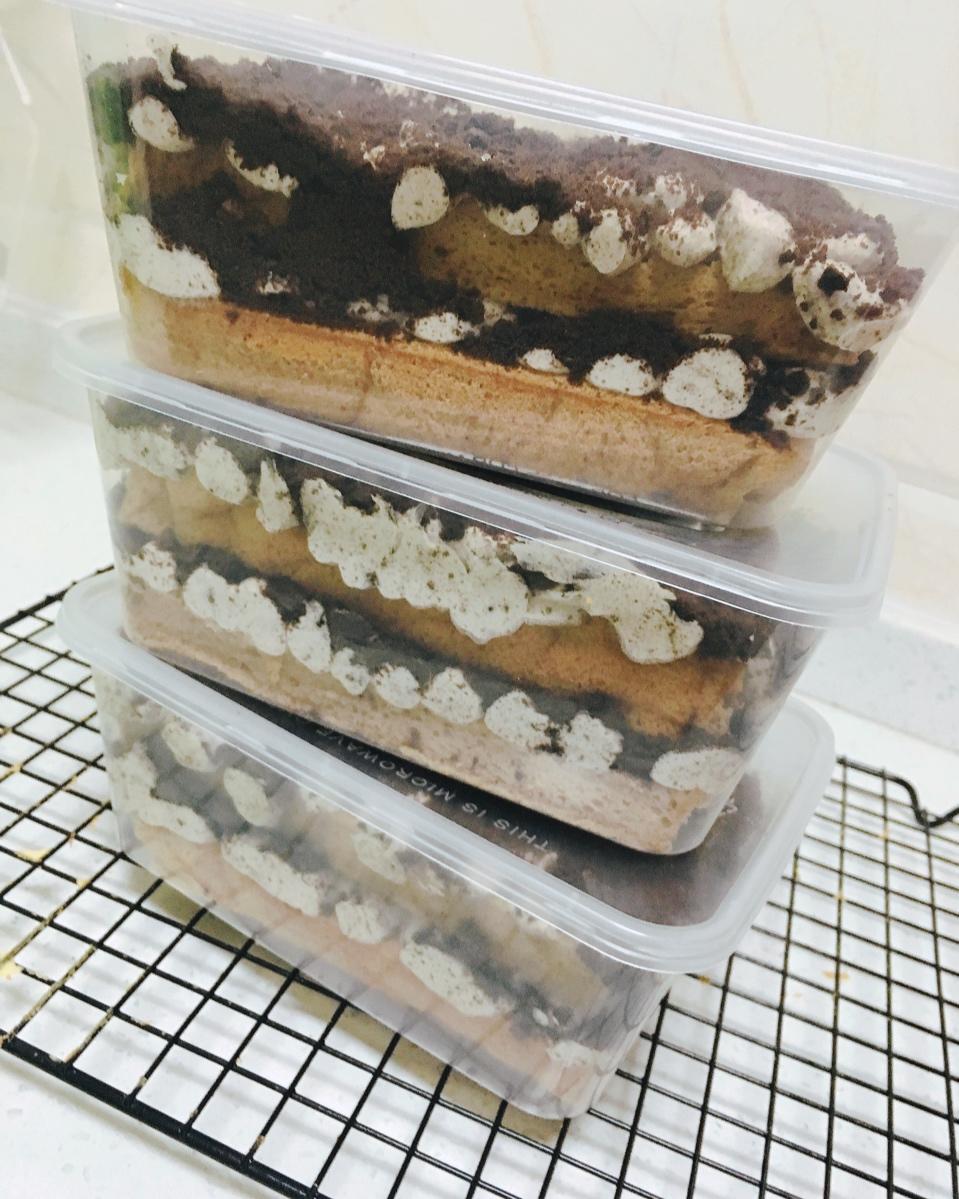 低糖不腻的奥利奥咸奶油蛋糕盒子
