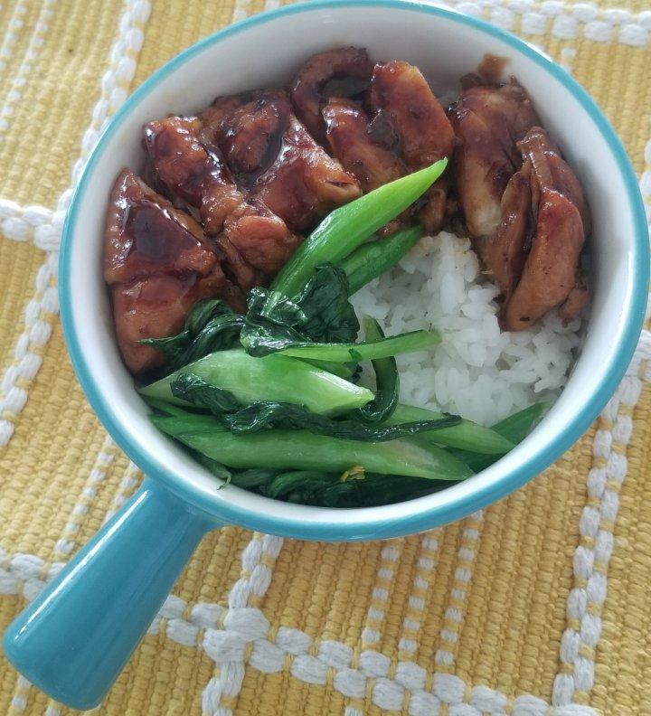 照烧鸡腿饭