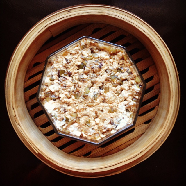 蒸豆腐饼