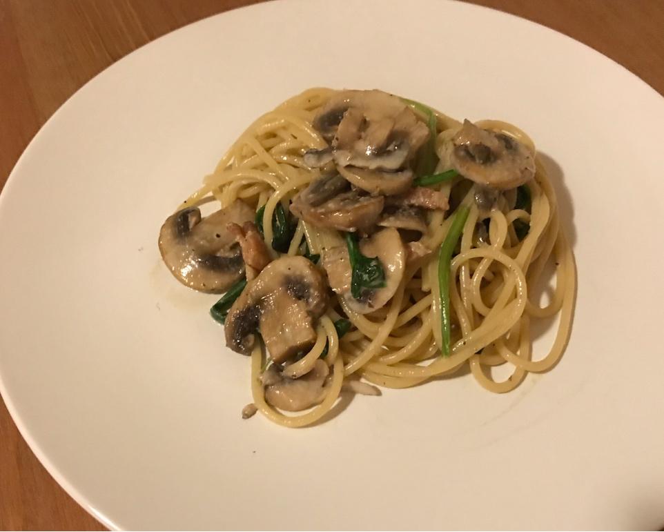 奶油培根意大利面（spaghetti）