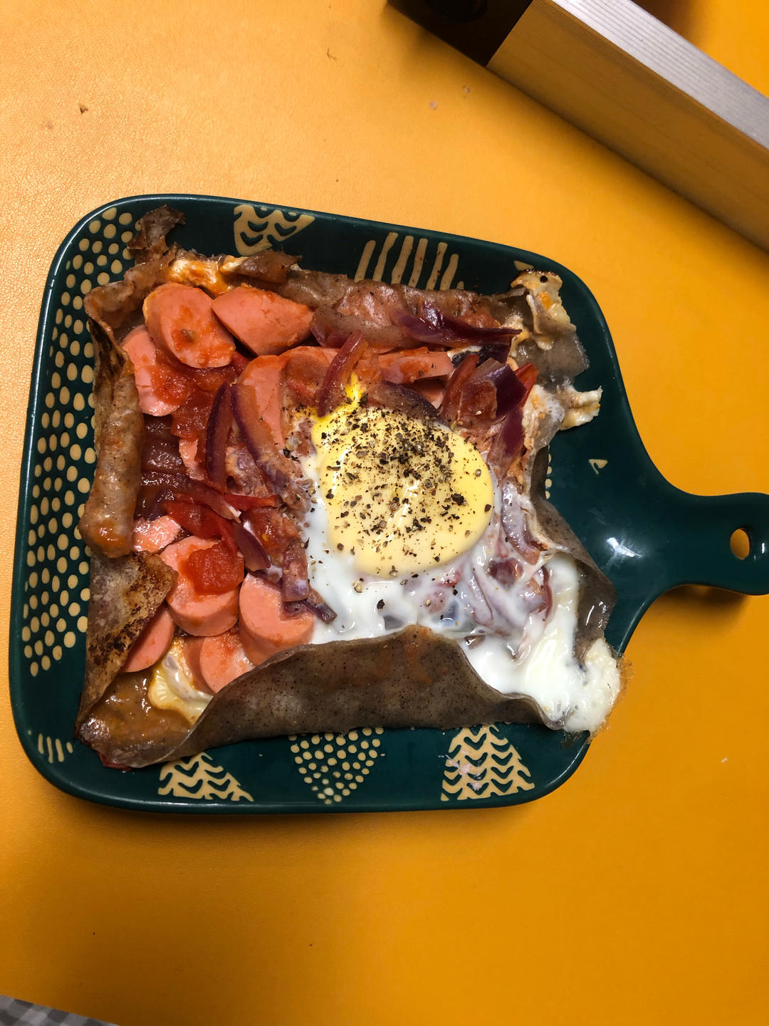 杂蔬北非蛋可丽饼🍳减脂早餐的天花板‼️卷饼版