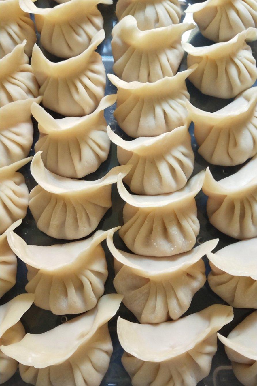 幸运草99989做的韭菜猪肉饺子(最简单最好吃又最多汁的饺子)